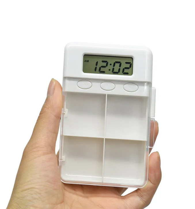 100pcs Intelligent Multi-function alarm clock grid box timer reminder Pill Cases & Splitters Medicine Organizer Health Care
100pcs Intelligent Multi-function alarm clock grid box timer reminder Pill Cases & Splitters Medicine Organizer Health Care