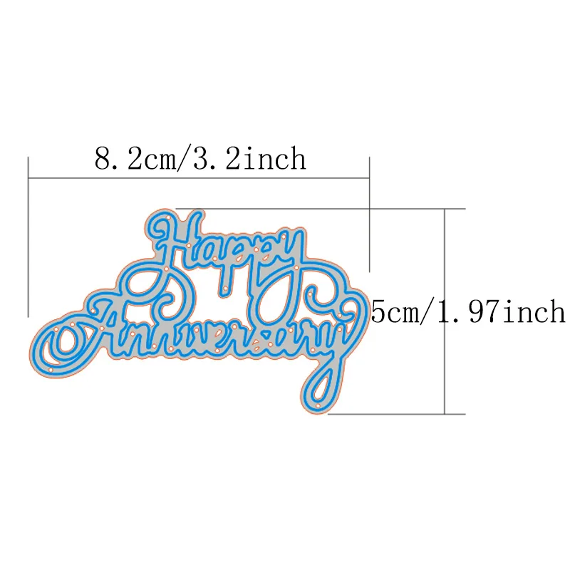 WYSE Metal Cutting Dies Happy Anniversary Word Dies Halloween Craft Die Scrapbooking for DIY paper card photo album Template die
WYSE Metal Cutting Dies Happy Anniversary Word Dies Halloween Craft Die Scrapbooking for DIY paper card photo album Template die