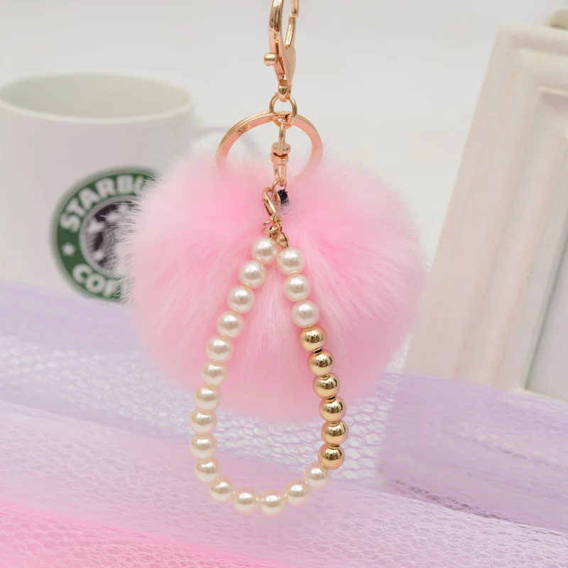 Hot Selling Plush Imitated Rabbit Fur Ball KeyChain With Beads Fur Pom Pom Key Chain Ball Pendant Bag Accessories EH695
Hot Selling Plush Imitated Rabbit Fur Ball KeyChain With Beads Fur Pom Pom Key Chain Ball Pendant Bag Accessories EH695