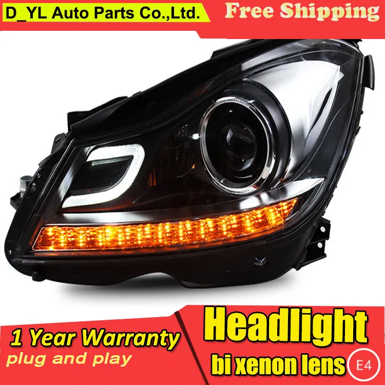 D_YL Car Styling for W204 C180 C200 C260 Headlights 2007-2013 W204 LED Headlight DRL Lens Double Beam H7 HID Xenon bi xenon lens
D_YL Car Styling for W204 C180 C200 C260 Headlights 2007-2013 W204 LED Headlight DRL Lens Double Beam H7 HID Xenon bi xenon lens
