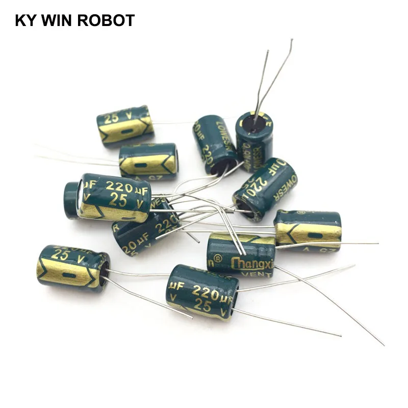 Pengiriman gratis 50 pcs 220 uF 25 V frekuensi tinggi Radial Electrolytic kapasitor, 8 * 12 mm IC
Pengiriman gratis 50 pcs 220 uF 25 V frekuensi tinggi Radial Electrolytic kapasitor, 8 * 12 mm IC