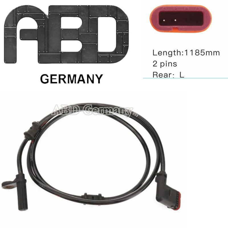 ABD Germany ABS Wheel Speed Sensor 203 540 13 17 for Mercedes-Benz CW203,CLK C209,CLC CL203
ABD Germany ABS Wheel Speed Sensor 203 540 13 17 for Mercedes-Benz CW203,CLK C209,CLC CL203