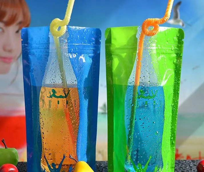 500ml 12x23cm/4.7"x9.1" Colorful Beverage Bag Transparent Self-sealed Liquid Zipper Packaging Party Juice Closure Pouch SN1370
500ml 12x23cm/4.7"x9.1" Colorful Beverage Bag Transparent Self-sealed Liquid Zipper Packaging Party Juice Closure Pouch SN1370