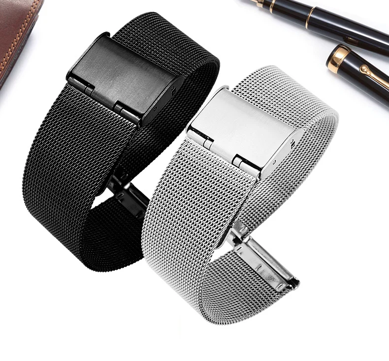 Milanese Watchband 12/14/16/18/20/22/24MM Universal Stainless Steel Metal Watch Band Strap Bracelet Black Rose Gold Silver
Milanese Watchband 12/14/16/18/20/22/24MM Universal Stainless Steel Metal Watch Band Strap Bracelet Black Rose Gold Silver
