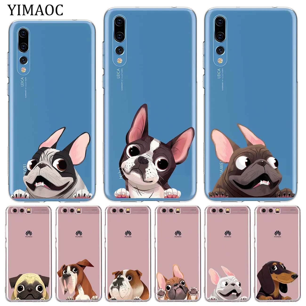 Мягкий силиконовый чехол YIMAOC для Huawei P30 P20 Pro P10 P8 P9 Lite 2017 2016 P smart Z 2019|Бамперы| |