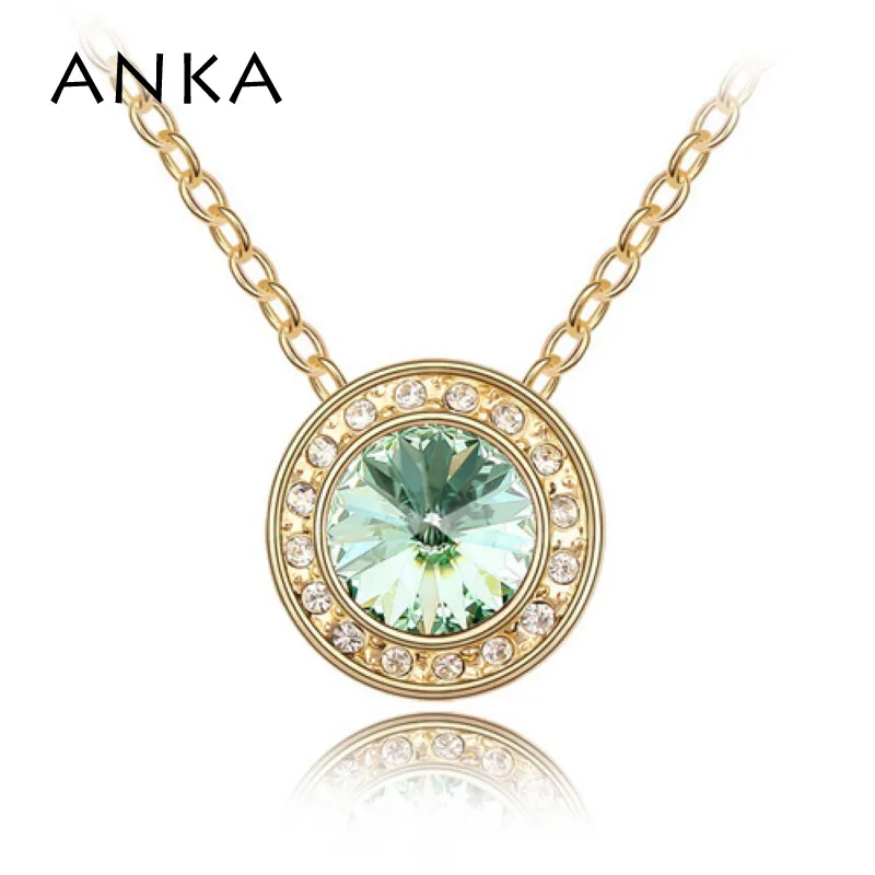 ANKA Rushed Colar Collier Luxury Pendant Colorful Jewelry Round Necklace Main Stone Crystals from Austria #83685
ANKA Rushed Colar Collier Luxury Pendant Colorful Jewelry Round Necklace Main Stone Crystals from Austria #83685