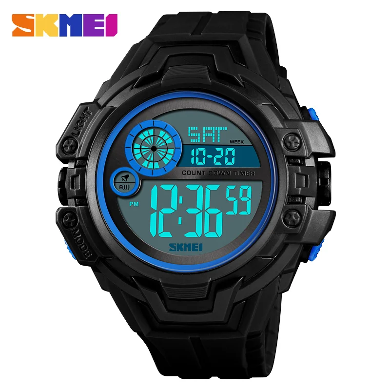 SKEMI1446 Men Outdoor Sport Double Time Watch Men Digital Wristwatch Countdown Alarm Clock Waterproof Military Relogio Masculino
SKEMI1446 Men Outdoor Sport Double Time Watch Men Digital Wristwatch Countdown Alarm Clock Waterproof Military Relogio Masculino