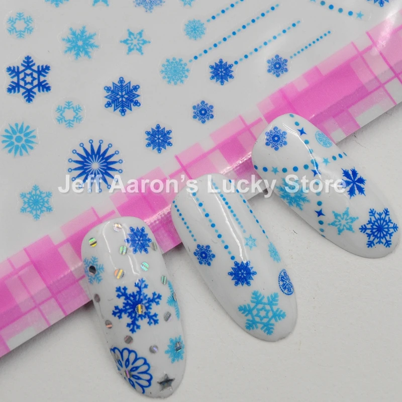4 Sheets self-adhesive snowflake Christmas nail sticker decals for nail art decorations manicure fake nails supplies tool
4 Sheets self-adhesive snowflake Christmas nail sticker decals for nail art decorations manicure fake nails supplies tool