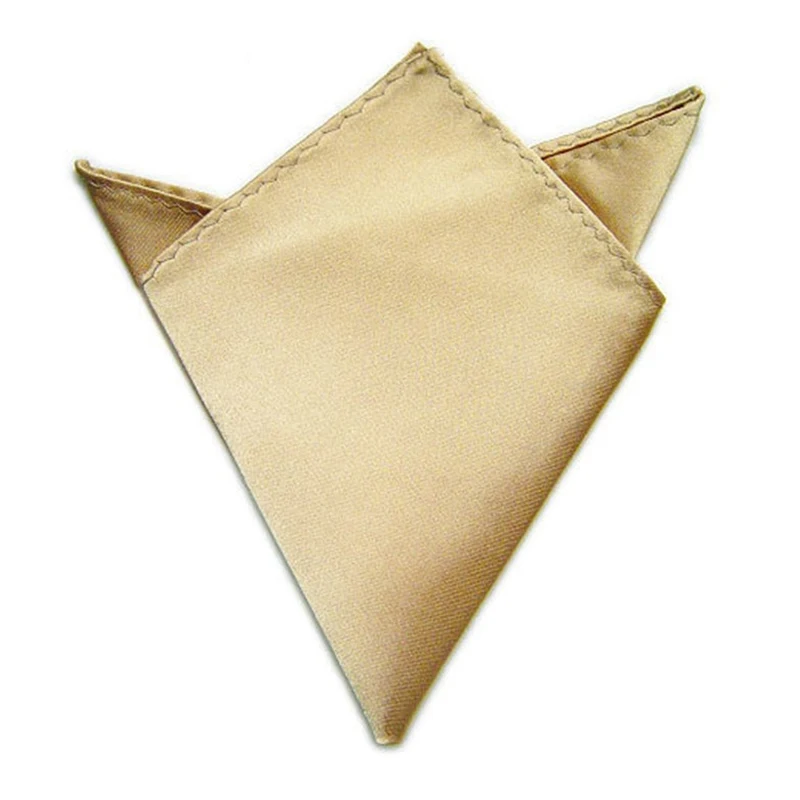 Роскошный мужской носовой платок однотонный Шелковый Hankies Карманный для бизнеса