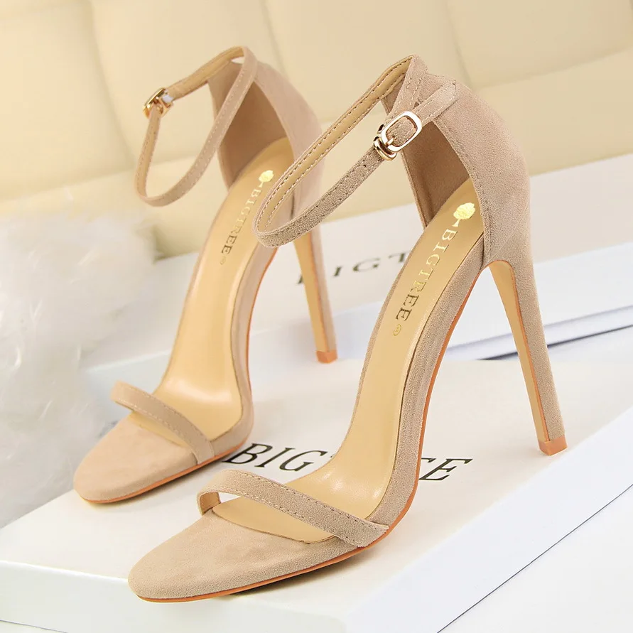 Koovan Women's Sandals 2019 New Fashion Sexy Women's Sandals Stiletto Super High Heel Suede Summer High Heels Girls Shoes
Koovan Women's Sandals 2019 New Fashion Sexy Women's Sandals Stiletto Super High Heel Suede Summer High Heels Girls Shoes