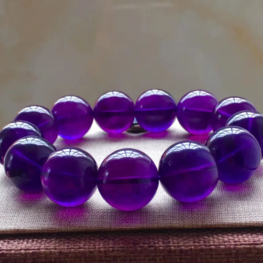Natural Amethyst Quartz Purple Crystal Round Beads Bracelet Woman 17mm 18mm 19mm 20mm Beads Crystal Amethyst Gift AAAAA
Natural Amethyst Quartz Purple Crystal Round Beads Bracelet Woman 17mm 18mm 19mm 20mm Beads Crystal Amethyst Gift AAAAA