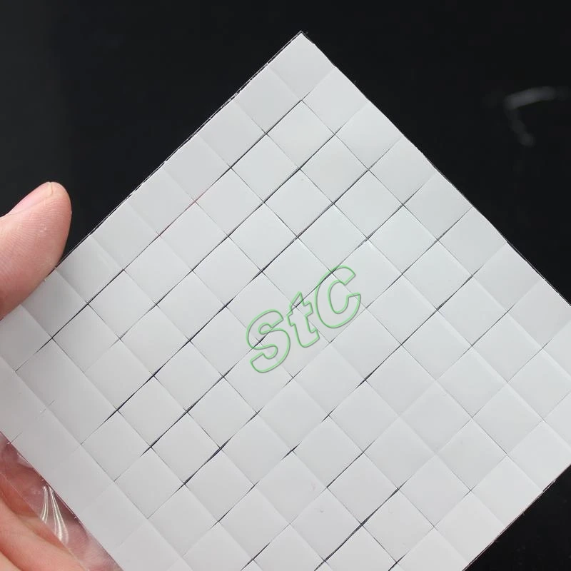 100 шт. в партии Белый 10x10 мм процессор SMD DIP IC мини проводящий термальный силикон
