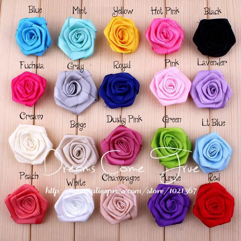 50pcs/lot 1.6" 20 Colors Fashion Mini Lovely Artificial Satin Rose Fabric Flower Children Accessories For Baby Girls Headwear
50pcs/lot 1.6" 20 Colors Fashion Mini Lovely Artificial Satin Rose Fabric Flower Children Accessories For Baby Girls Headwear