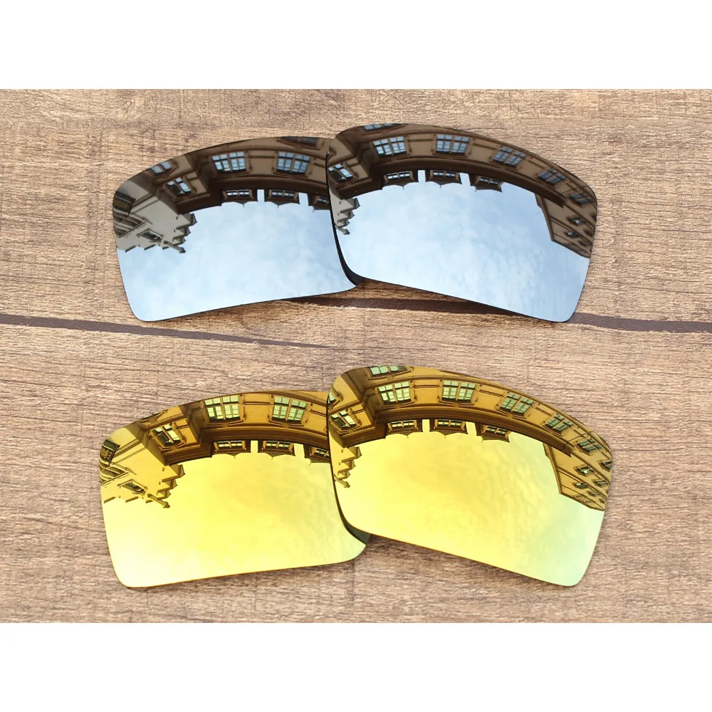 Vonxyz 2 Pairs Chrome Mirror & 24K Mirror Polycarbonate Replacement Lenses for-Oakley Eyepatch 2 Frame
Vonxyz 2 Pairs Chrome Mirror & 24K Mirror Polycarbonate Replacement Lenses for-Oakley Eyepatch 2 Frame