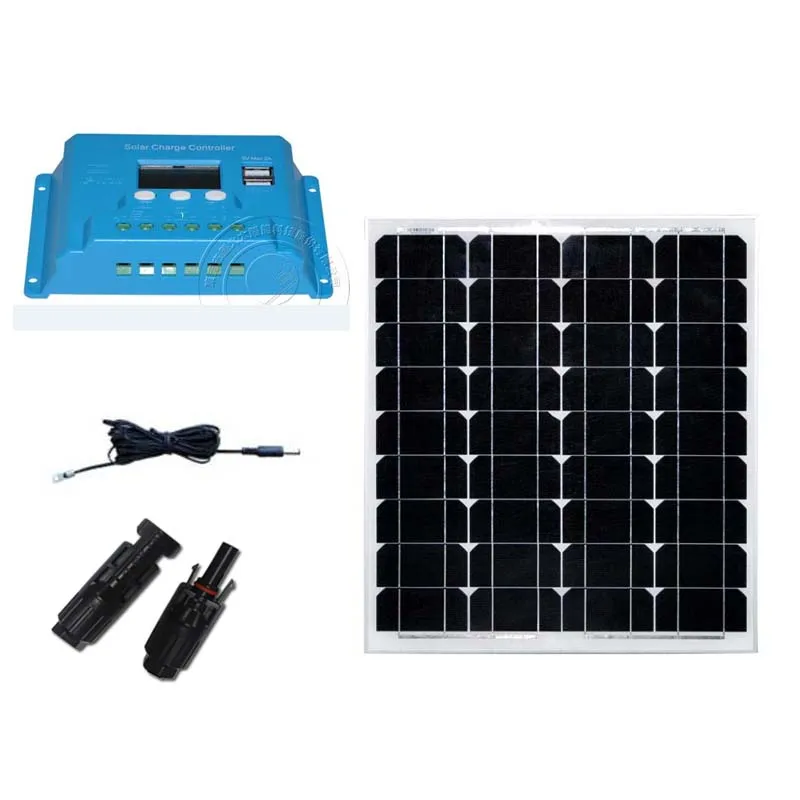 Solar Kit 12v 50w Solar Plate Solar Charge Controller 12v/24v 10A PWM Portable Solar Charger Car Caravan Camping Lamp LED Light
Solar Kit 12v 50w Solar Plate Solar Charge Controller 12v/24v 10A PWM Portable Solar Charger Car Caravan Camping Lamp LED Light