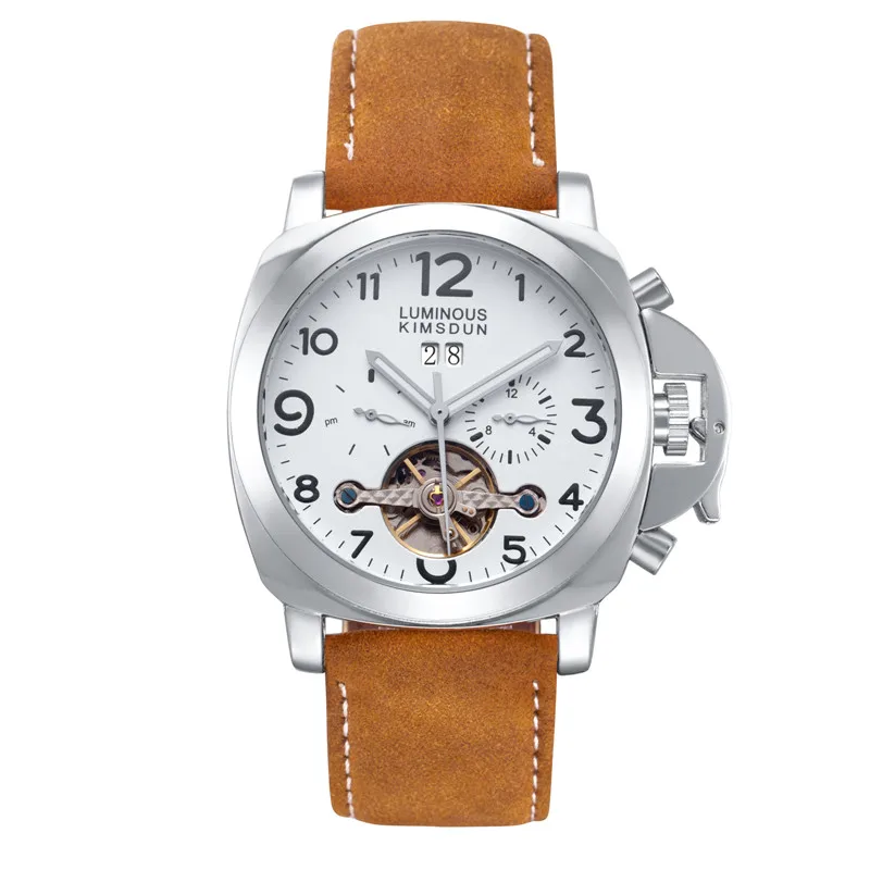 Watch Men Brand Watch Classic Leather Bracelet Watches Skeleton Tourbillon Automatic Mechanical Male Clock Casual Fashion Watch
Watch Men Brand Watch Classic Leather Bracelet Watches Skeleton Tourbillon Automatic Mechanical Male Clock Casual Fashion Watch