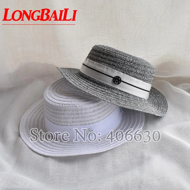 LongBaiLi Summer Fashion Flat Top Boater Hats For Women Casual Sun-shading Beach Caps Free Shipping SWDS062
LongBaiLi Summer Fashion Flat Top Boater Hats For Women Casual Sun-shading Beach Caps Free Shipping SWDS062