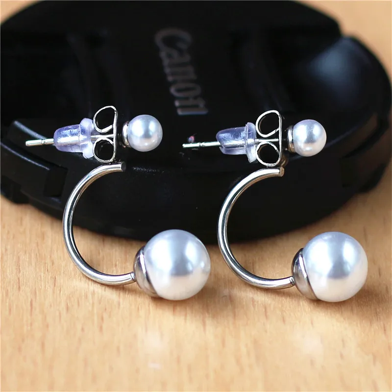 316 L Stainless Steel Women Pearls Earrings Good Quality No Easy Fade Allergy Free
316 L Stainless Steel Women Pearls Earrings Good Quality No Easy Fade Allergy Free