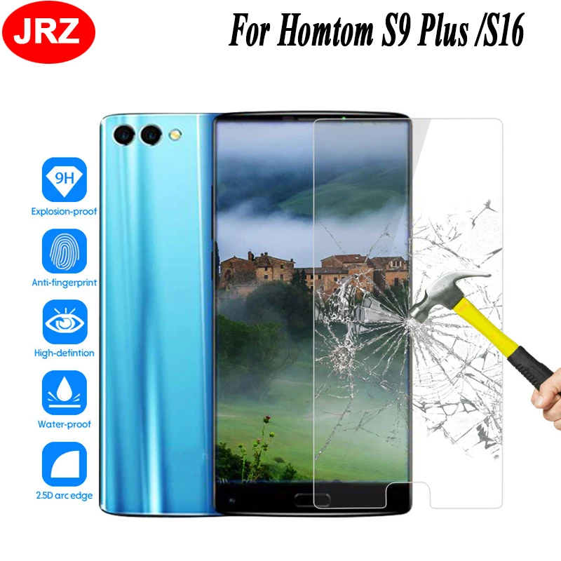 Для Homtom S9 Plus Защитная стеклянная пленка для экрана Ультра тонкая S16 прозрачная