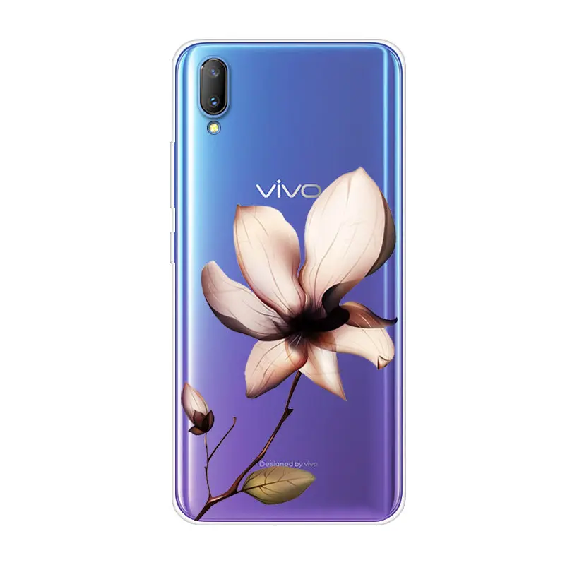 Мультяшный чехол Vivo V11 Мягкая силиконовая задняя крышка для V11i V 11 11i VivoV11 VivoV11i 1806