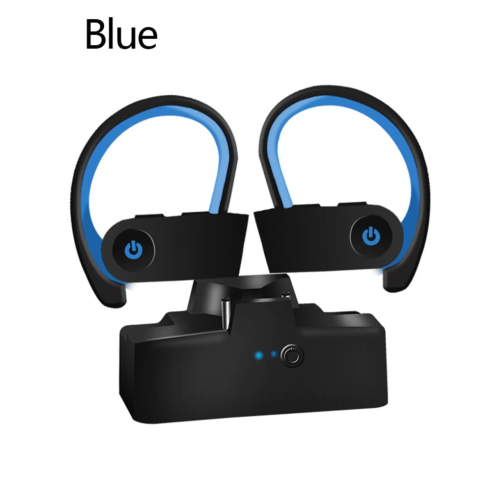 Фото Наушники вкладыши TWS с гарнитура bluetooth 5 0 тип наконечника Беспроводная спортивная