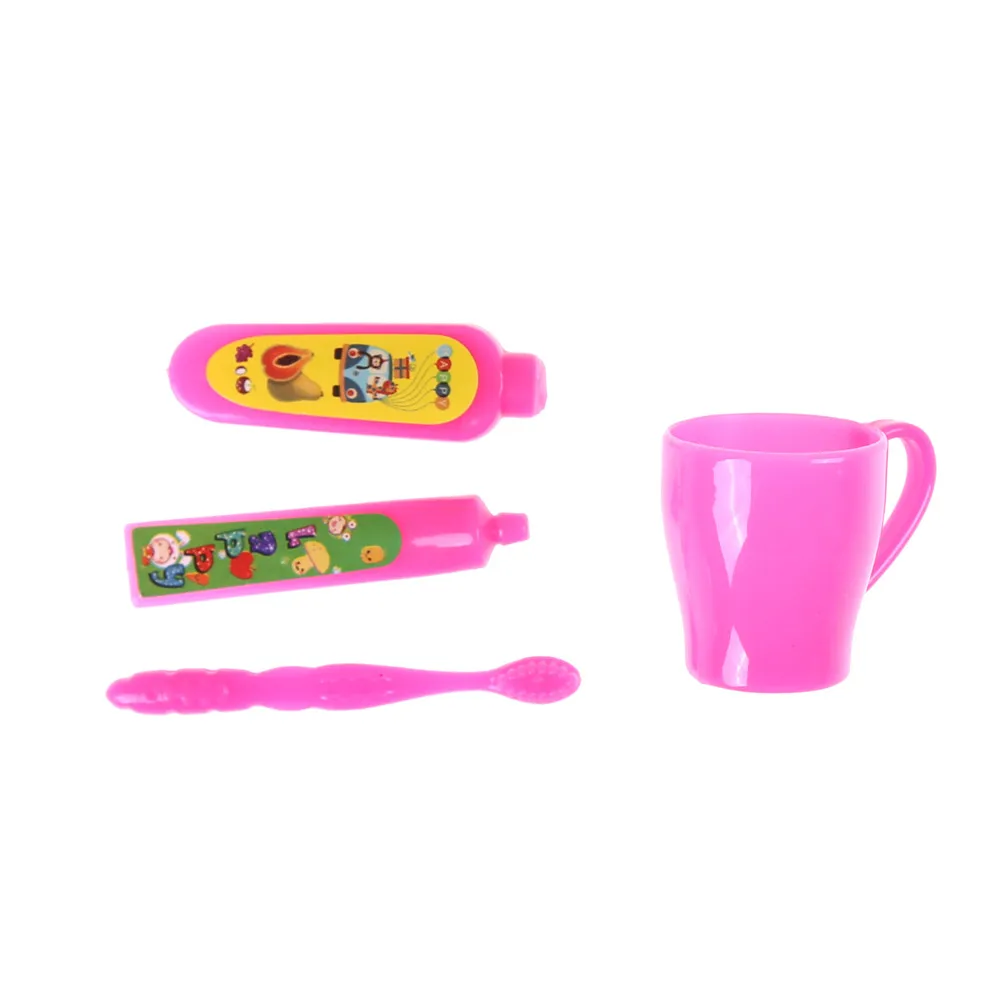 1 Set=4pcs dollhouse Toothpaste Tube Toothbrush Bathroom For Dolls Accessories Little Girls Gifts Play House Toys
1 Set=4pcs dollhouse Toothpaste Tube Toothbrush Bathroom For Dolls Accessories Little Girls Gifts Play House Toys
