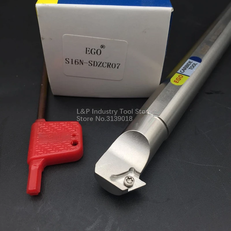 EGO Anti-vibration 93° S10K-SDZCR07 L125 S12M-SDZCR07 L150 S16N-SDZCR07 L160 Cutter Holder Without Insert DC**0702** Lathe Tools
EGO Anti-vibration 93° S10K-SDZCR07 L125 S12M-SDZCR07 L150 S16N-SDZCR07 L160 Cutter Holder Without Insert DC**0702** Lathe Tools