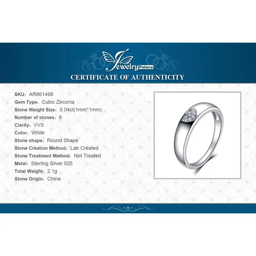 JPalace Heart CZ Wedding Rings 925 Sterling Silver Rings for Women Anniversary Wedding Bands Silver 925 Jewelry Fine Jewelry
JPalace Heart CZ Wedding Rings 925 Sterling Silver Rings for Women Anniversary Wedding Bands Silver 925 Jewelry Fine Jewelry