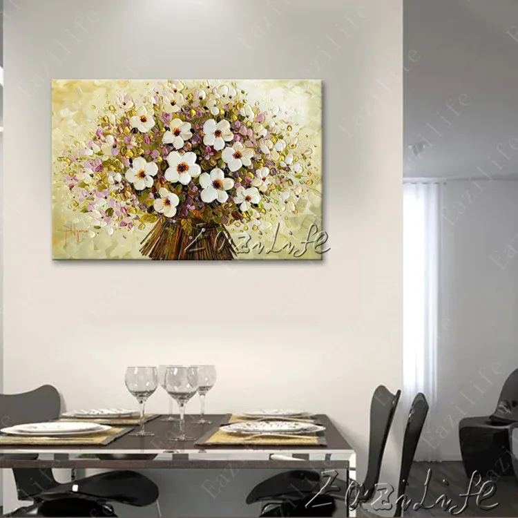 Wall Painting Flower Hand Painted palette knife 3D texture flower Hand Painted Canvas Oil Painting Wall Pictures For LivingRoom2
Wall Painting Flower Hand Painted palette knife 3D texture flower Hand Painted Canvas Oil Painting Wall Pictures For LivingRoom2