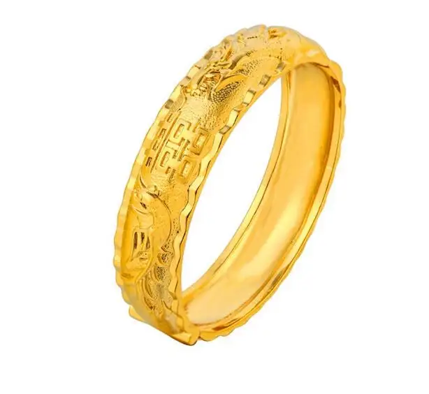 Chinese style wedding bracelet Elegant women's plated dragon and phoenix auspicious patterns
Chinese style wedding bracelet Elegant women's plated dragon and phoenix auspicious patterns