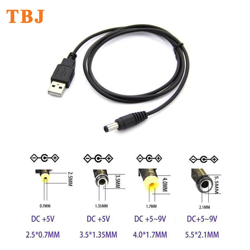 80CM USB Port To 2.5mm - 5.5mm 5V DC Barrel Jack Power Cable Connector Black For LED / electronic goods
80CM USB Port To 2.5mm - 5.5mm 5V DC Barrel Jack Power Cable Connector Black For LED / electronic goods