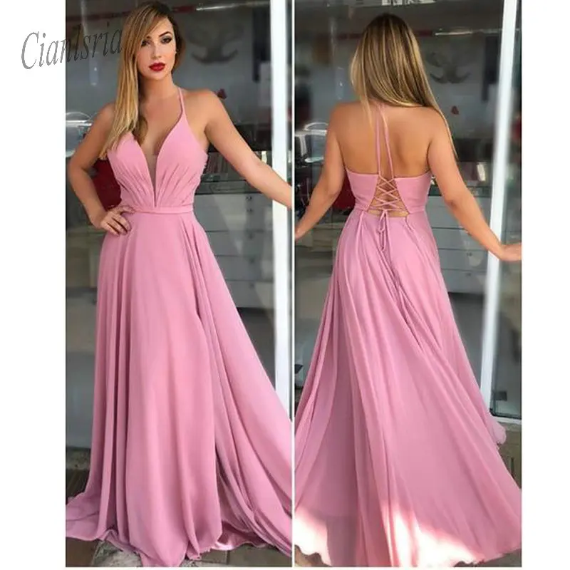 New Arrival Spaghetti Straps A Line Chiffon Prom Dress Open Back Lace Up Evening Gowns
New Arrival Spaghetti Straps A Line Chiffon Prom Dress Open Back Lace Up Evening Gowns