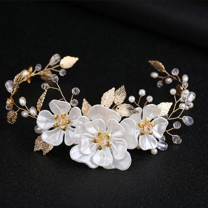 2018 Vintage Bride Pearl Flower Headbands Hair Accessory Leaf Hair Decorations Wedding Crystal Crown Women Hair Ornaments ML148
2018 Vintage Bride Pearl Flower Headbands Hair Accessory Leaf Hair Decorations Wedding Crystal Crown Women Hair Ornaments ML148