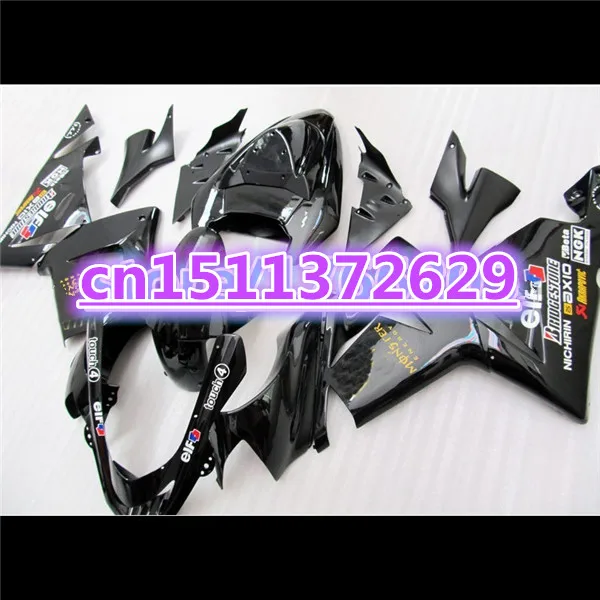ZX 10R 04 05 Fairings FOR KAWASAKI NINJA ZX10R 04-05 black full ZX-10R ABS fairing kits ZX 10 R 2004 2005 D 
ZX 10R 04 05 Fairings FOR KAWASAKI NINJA ZX10R 04-05 black full ZX-10R ABS fairing kits ZX 10 R 2004 2005 D