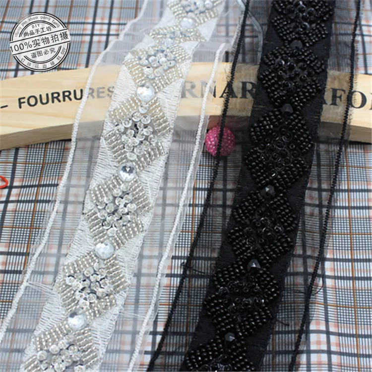 1Yard DIY Craft Braided Beaded Fake Pearls Rhinestone Trim Embroidered Lace Ribbon Trim Costume Applique Sewing on Trim 5cm
1Yard DIY Craft Braided Beaded Fake Pearls Rhinestone Trim Embroidered Lace Ribbon Trim Costume Applique Sewing on Trim 5cm