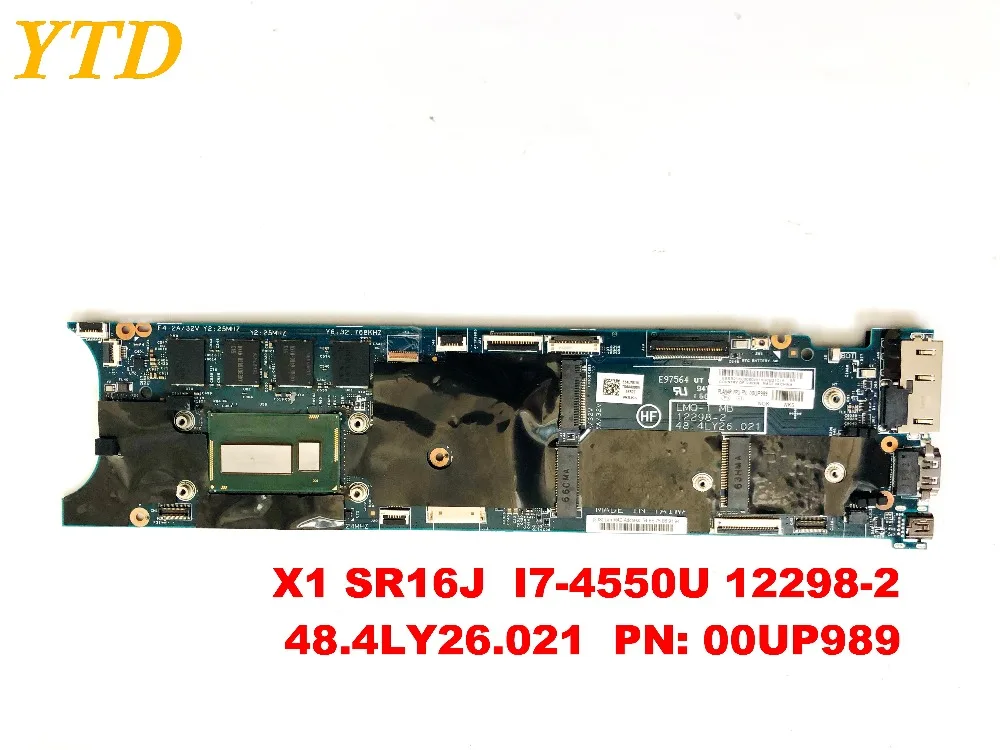 Original for Lenovo Thinktad X1 laptop motherboard X1 SR16J I7-4550U 12298-2 48.4LY26.021 PN 00UP989 tested good free shippi
Original for Lenovo Thinktad X1 laptop motherboard X1 SR16J I7-4550U 12298-2 48.4LY26.021 PN 00UP989 tested good free shippi