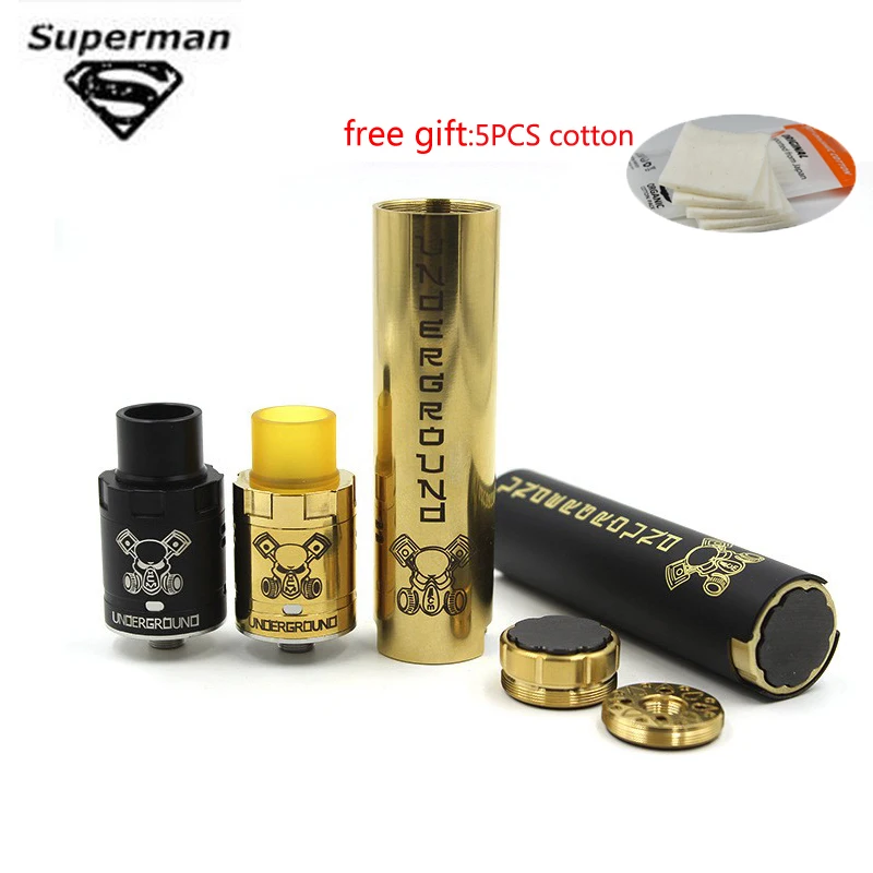 SUB TWO Vape Kit Pen электронная сигарета механический мод Clone 18650 аккумулятор 510 нить