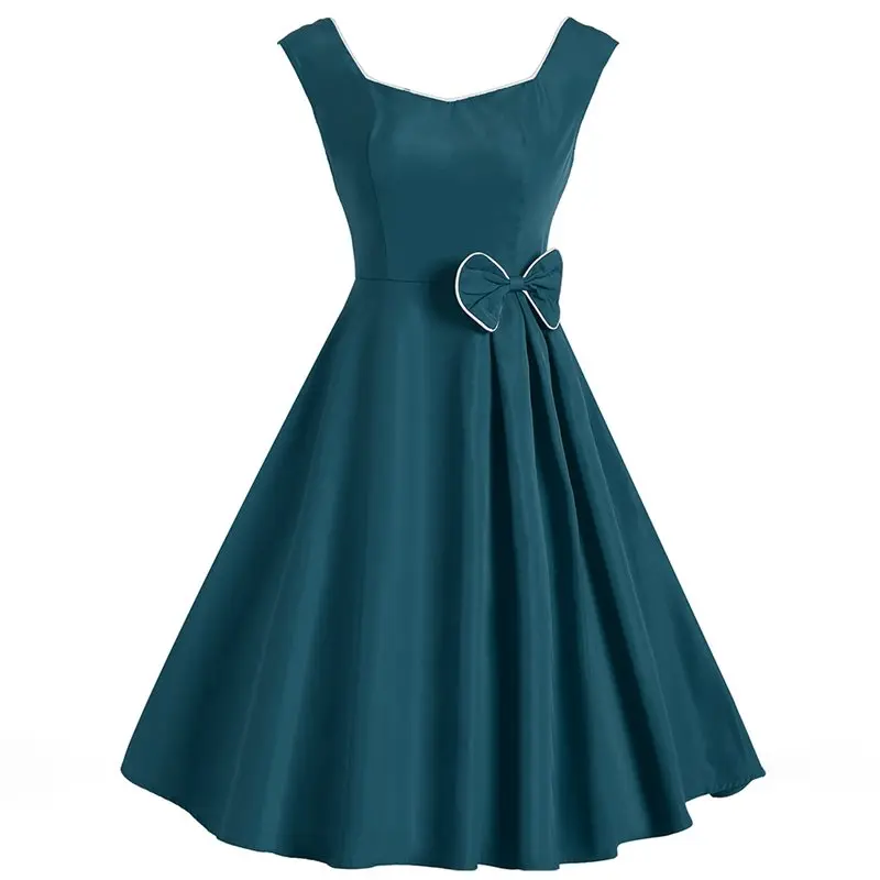 Women Audrey Hepburn Vintage Party Dress Summer Sexy Bow Elegant A Line Red Sleeveless 1950s 60s Rockabilly Swing Casual Dresses
Women Audrey Hepburn Vintage Party Dress Summer Sexy Bow Elegant A Line Red Sleeveless 1950s 60s Rockabilly Swing Casual Dresses