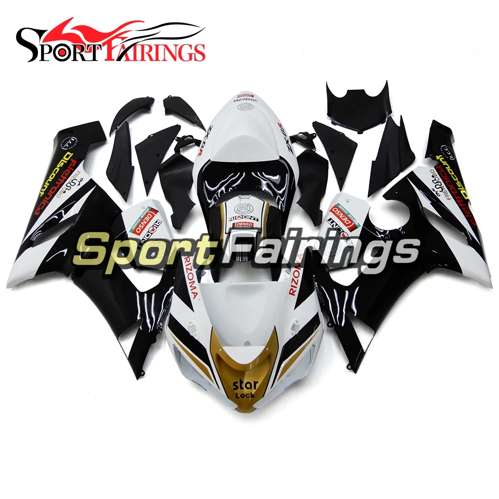 Complete Motorcycle Fairings For Kawasaki ZX6R ZX-6R 05 06 Ninja 636 2005 - 2006 Injection ABS Covers Black White Fairing Kit
Complete Motorcycle Fairings For Kawasaki ZX6R ZX-6R 05 06 Ninja 636 2005 - 2006 Injection ABS Covers Black White Fairing Kit
