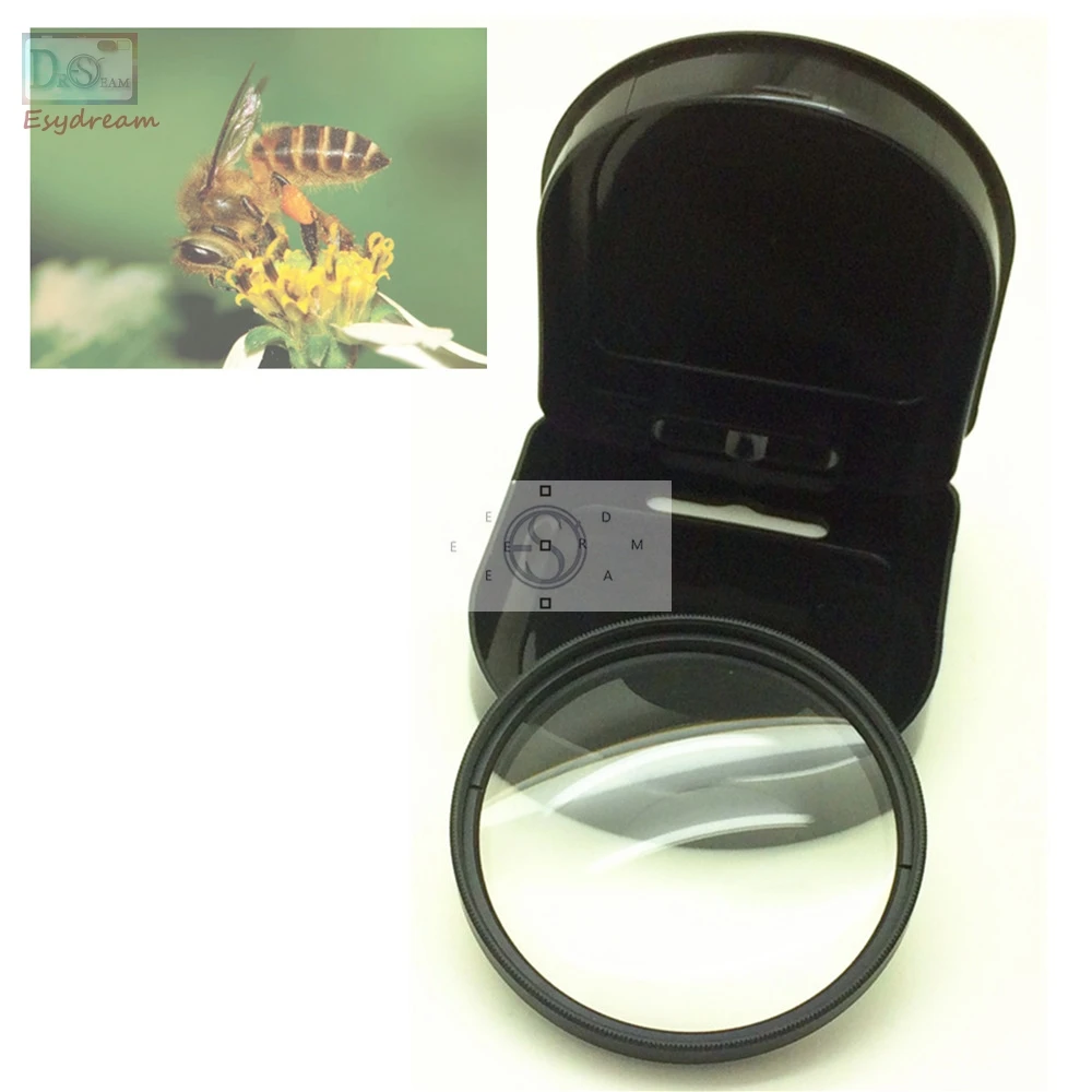 

37 46 49 52 55 58 62 67 72 77 mm Close up +8 Macro Lens Filter For Camera Canon Nikon Pentax Lenses Close-up x8