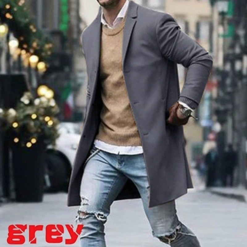 2019 Winter Warm Men Street Long Jackets Coat Pockets Stylish Overcoat Plus Size M-3XL For 5 Colors
2019 Winter Warm Men Street Long Jackets Coat Pockets Stylish Overcoat Plus Size M-3XL For 5 Colors