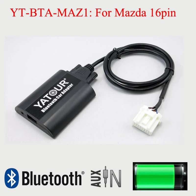 Автомобильный стерео адаптер Yatour BTA Bluetooth Aux интерфейсы для Mazda 16pin|adapter mouse|adapting materialsadapter water |