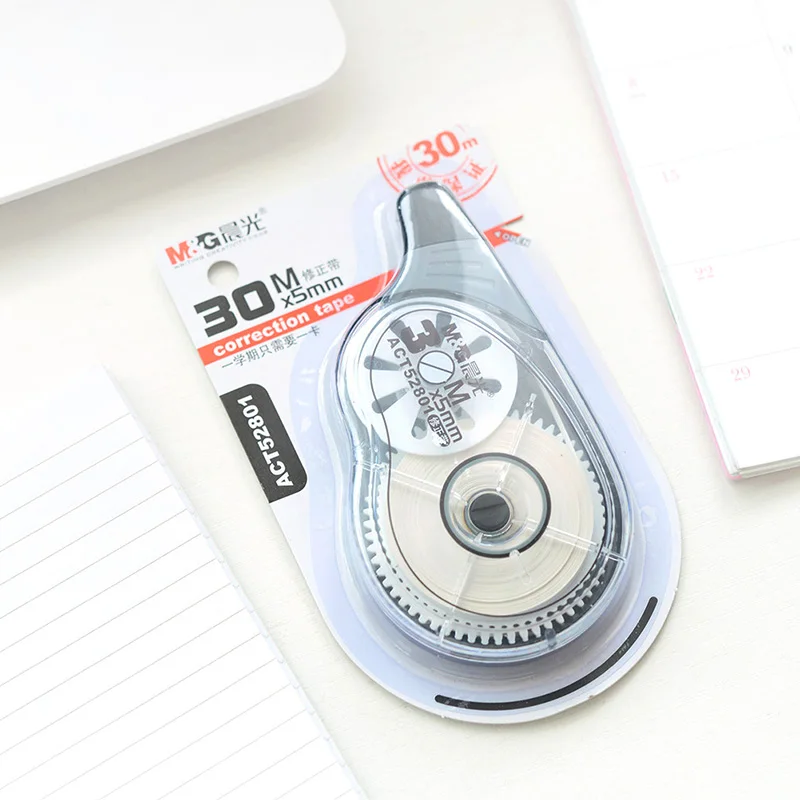 1PC Large correction tape 30m x 5mm Press Type Decorative Correction Tape Diary Stationery School Supply
1PC Large correction tape 30m x 5mm Press Type Decorative Correction Tape Diary Stationery School Supply