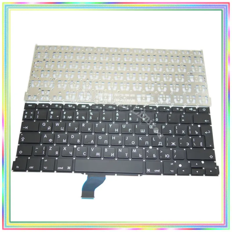 Brand new Russian RU Keyboard without Backlight for Macbook Retina 13.3" A1502 2013 2014 2015Years
Brand new Russian RU Keyboard without Backlight for Macbook Retina 13.3" A1502 2013 2014 2015Years