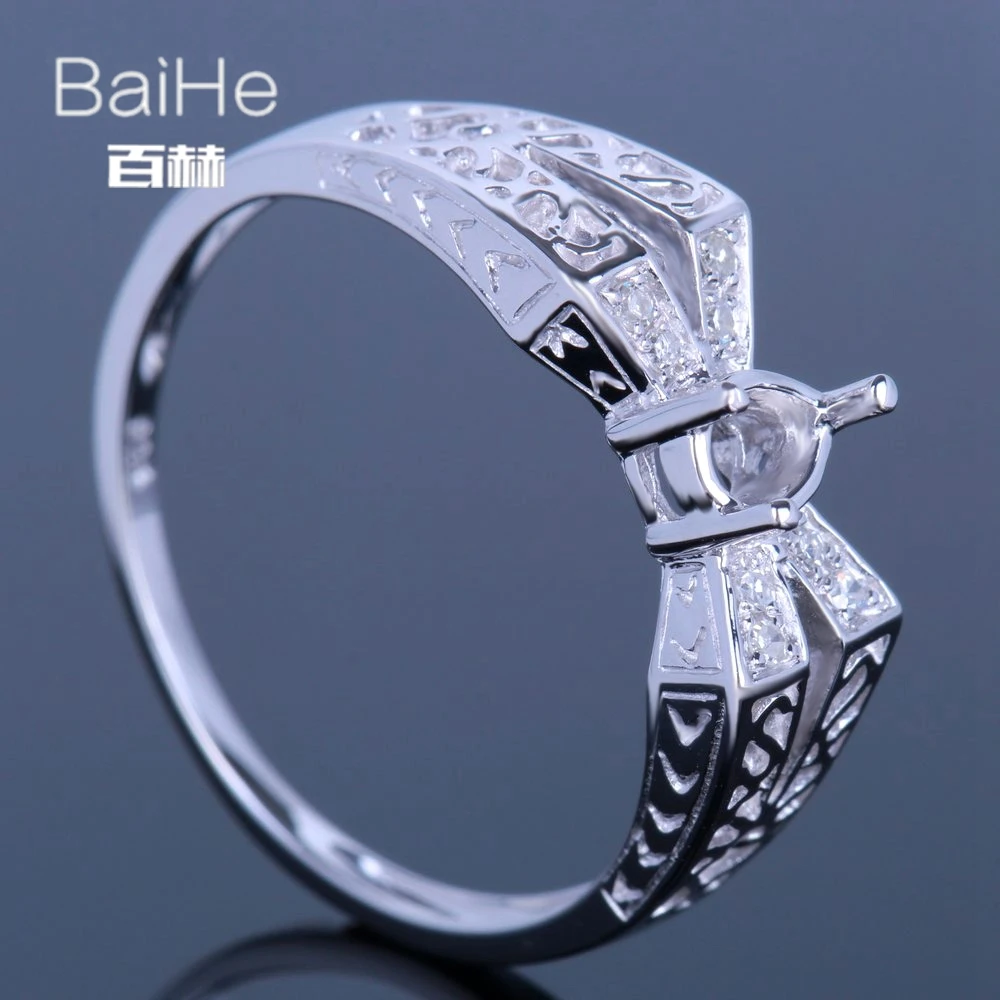 BAIHE Solid 10K White Gold Certified Pear Cut Anniversary Women Cute/Romantic Fine Jewelry Elegant unique Semi Mount Ring 
BAIHE Solid 10K White Gold Certified Pear Cut Anniversary Women Cute/Romantic Fine Jewelry Elegant unique Semi Mount Ring