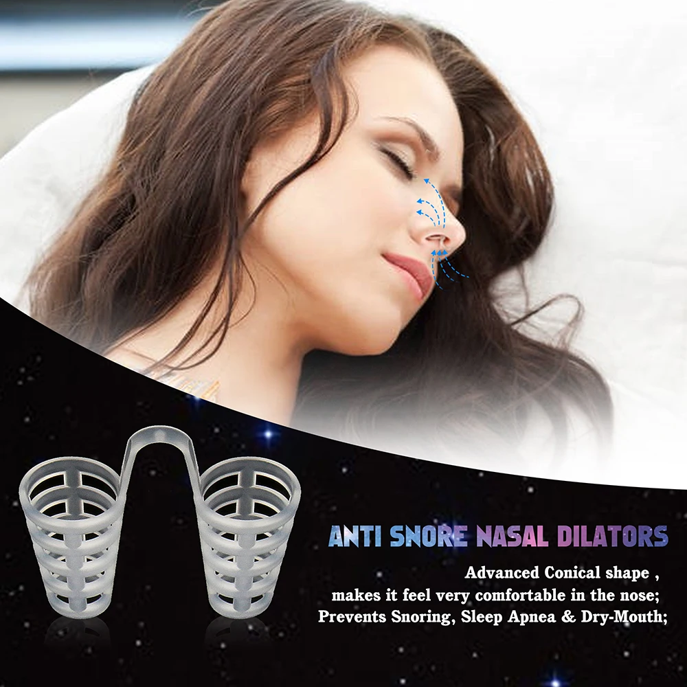 4pc Stop Snoring Snore Device Magnetic Anti-Snoring Anti Snore Apnea Nose Clip Breathe Aid Sleeping Aid Equipment Healthy Care
4pc Stop Snoring Snore Device Magnetic Anti-Snoring Anti Snore Apnea Nose Clip Breathe Aid Sleeping Aid Equipment Healthy Care