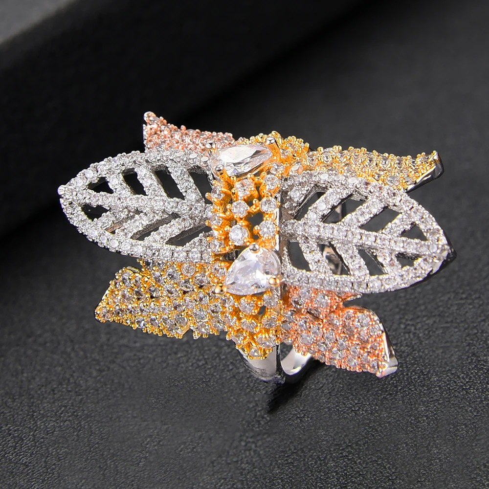 SisCathy Luxury Cubic Zirconia Big Statement Leaf Weaving Jewelry Sets For Women Wedding Party Indian Bridal Jewelry Sets
SisCathy Luxury Cubic Zirconia Big Statement Leaf Weaving Jewelry Sets For Women Wedding Party Indian Bridal Jewelry Sets