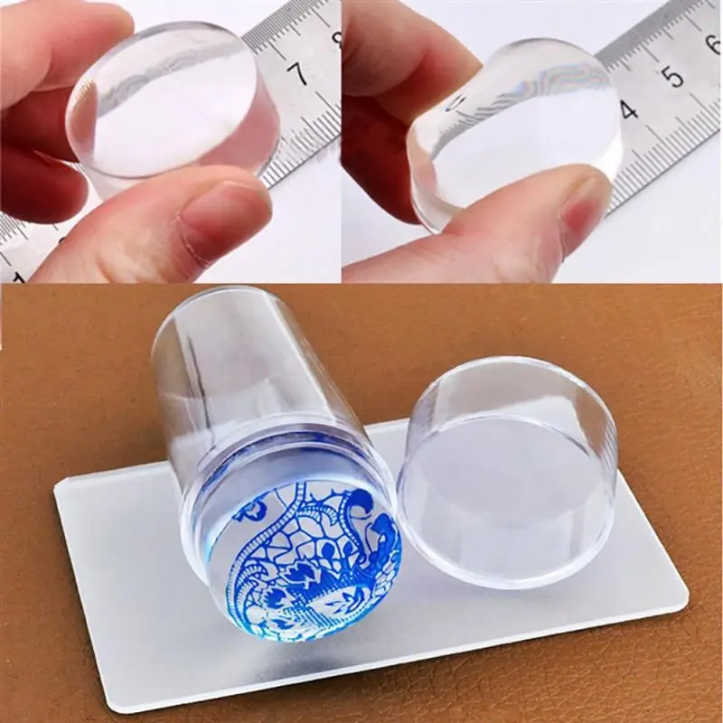 Nail Stamping Plates Nail Art Decorations Stamper Pinceis Maquiagem Pure Clear Silicone Scraper Cap Transparent Nail Stamp
Nail Stamping Plates Nail Art Decorations Stamper Pinceis Maquiagem Pure Clear Silicone Scraper Cap Transparent Nail Stamp