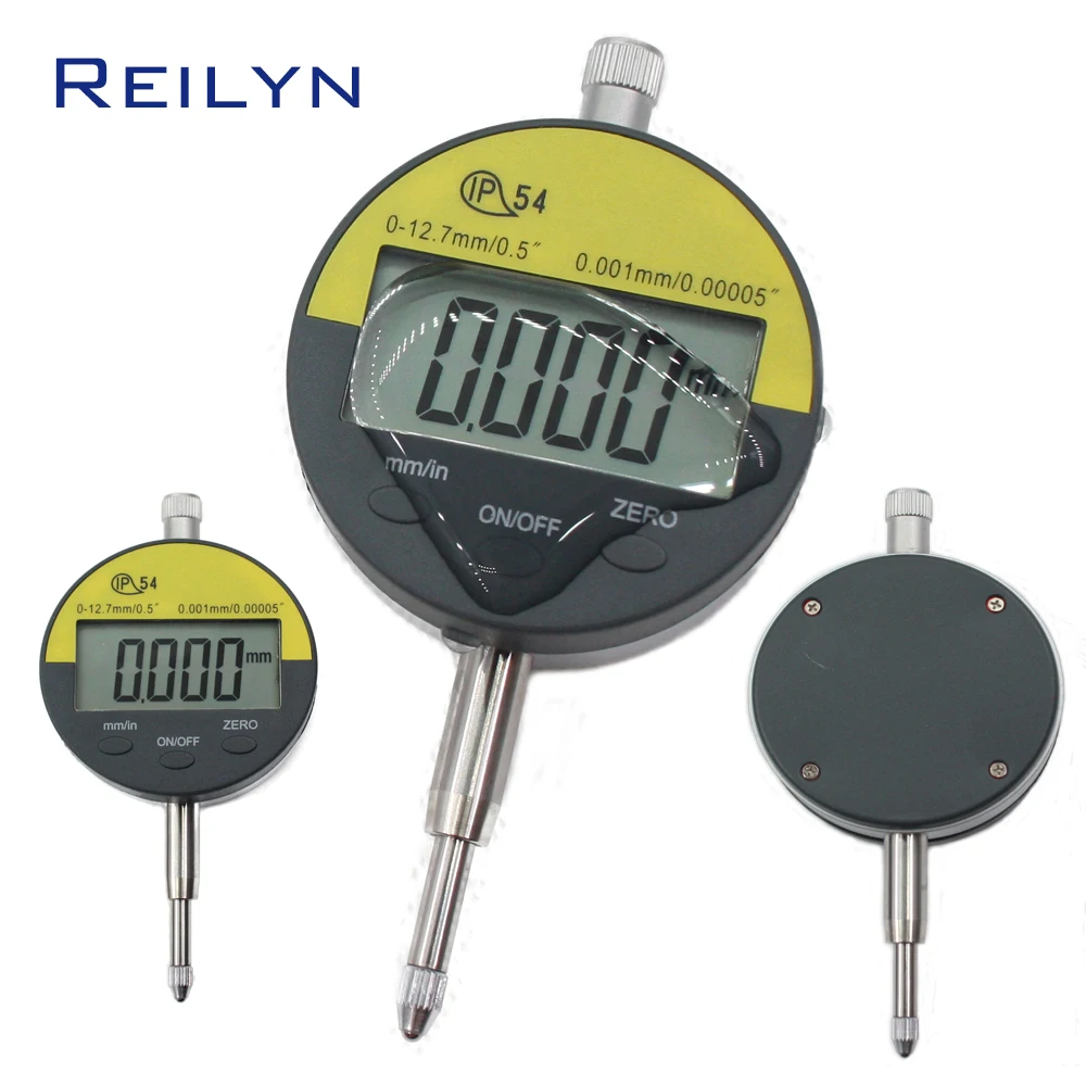 Electronic Digital Micrometer Gauge 0.5 inch (0-12.7mm) LCD display 0.001mm Electronic digital dial indicator digital dial gauge
Electronic Digital Micrometer Gauge 0.5 inch (0-12.7mm) LCD display 0.001mm Electronic digital dial indicator digital dial gauge