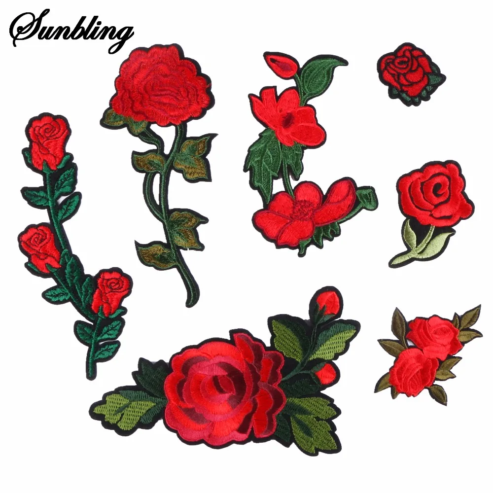 1 pcs/lot Brand Embroidered Stripe Patches Flower Red Flower Patches Iron On Fabric Badge Sew On Clothes Appliques DIY Wedding
1 pcs/lot Brand Embroidered Stripe Patches Flower Red Flower Patches Iron On Fabric Badge Sew On Clothes Appliques DIY Wedding